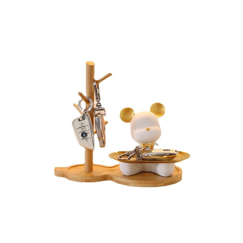 Amazon.co.jp: 北欧風 クマ キー収納 おしゃれ 小物入れ 玄関収納